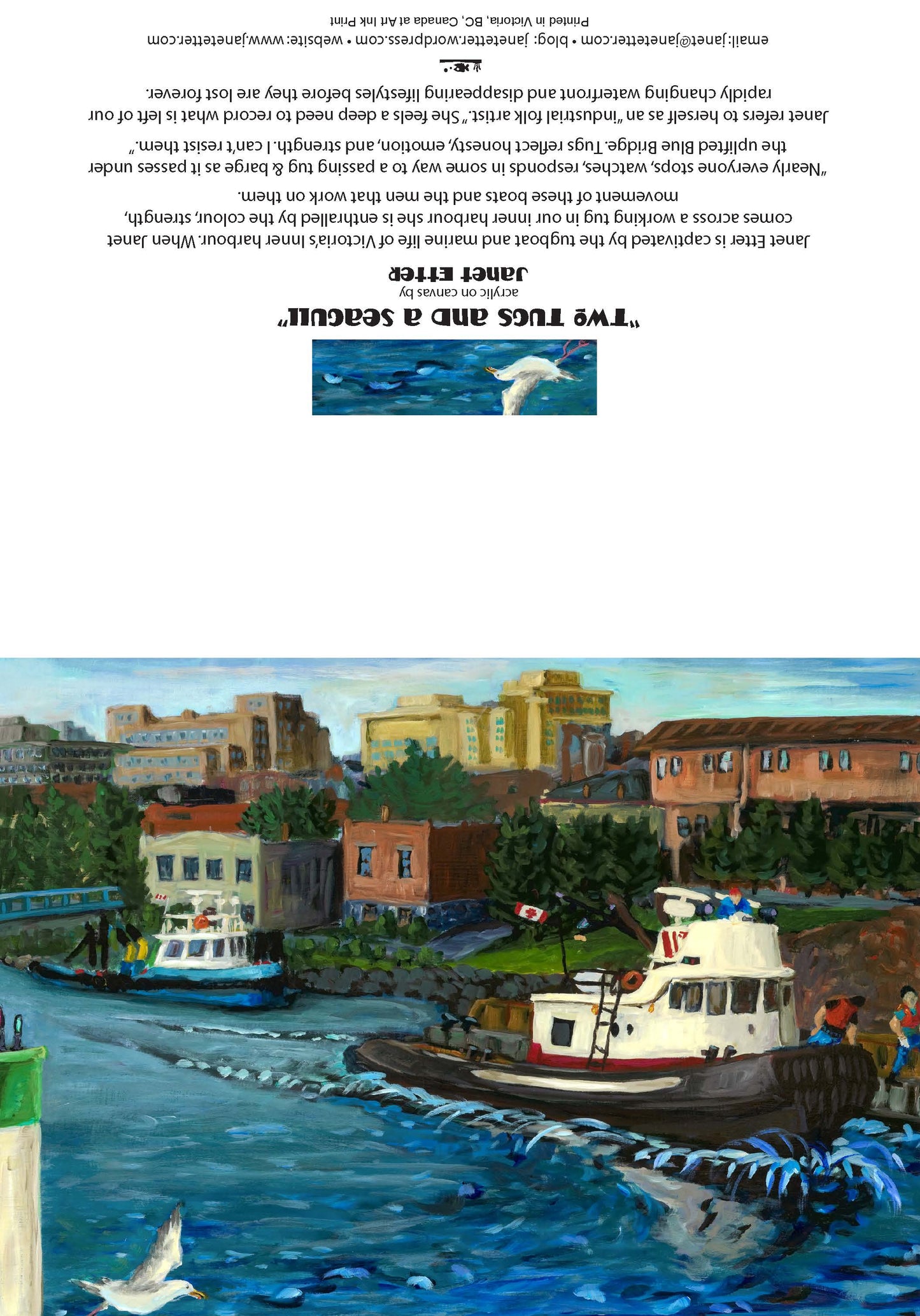 Two Tugs and a Seagull