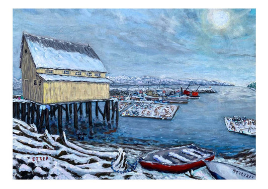 Winter in Sointula Harbour